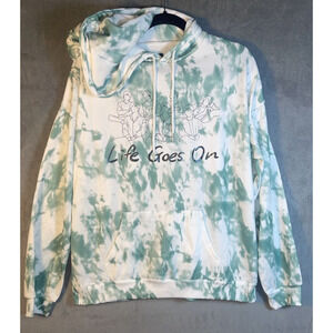 Trendy Queen Women's Oversized Hoodies Fleece Sweatshirts Life Goes On XL‎ NEW